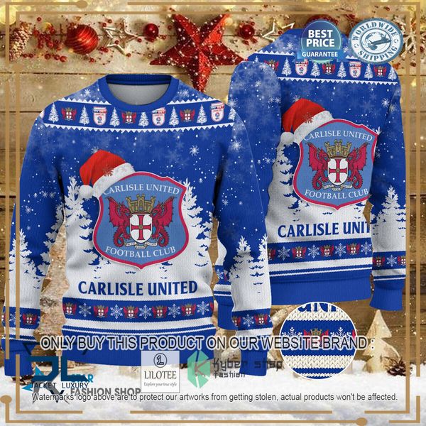 carlisle united christmas sweater 1 5514