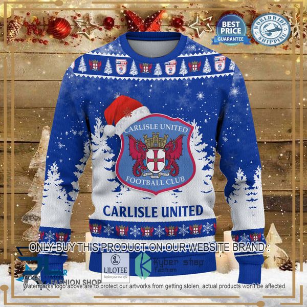 carlisle united christmas sweater 2 93086