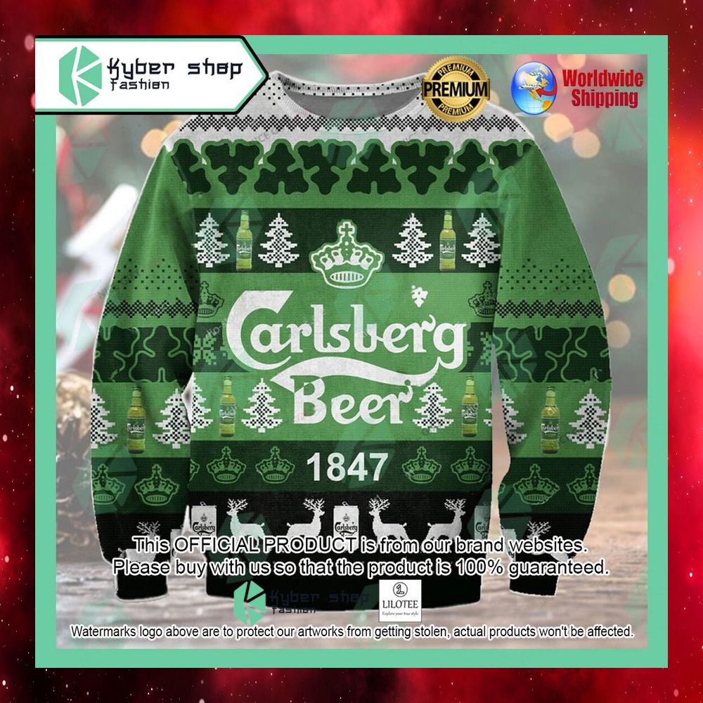 carlsberg beer 1847 christmas sweater 1 119