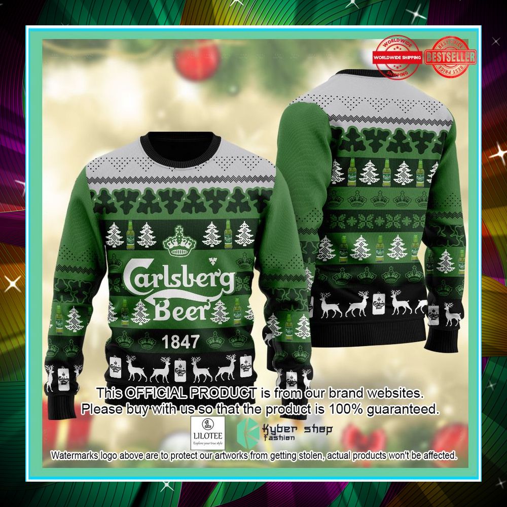Carlsberg Beer 1847 Sweater Christmas 6 carlsberg beer 1847 sweater christmas 1 969