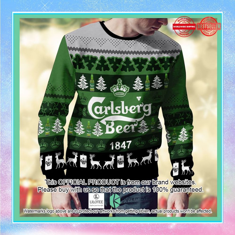 carlsberg beer 1847 sweater christmas 2 539