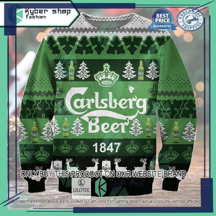 carlsberg beer ugly christmas sweater 1 78859