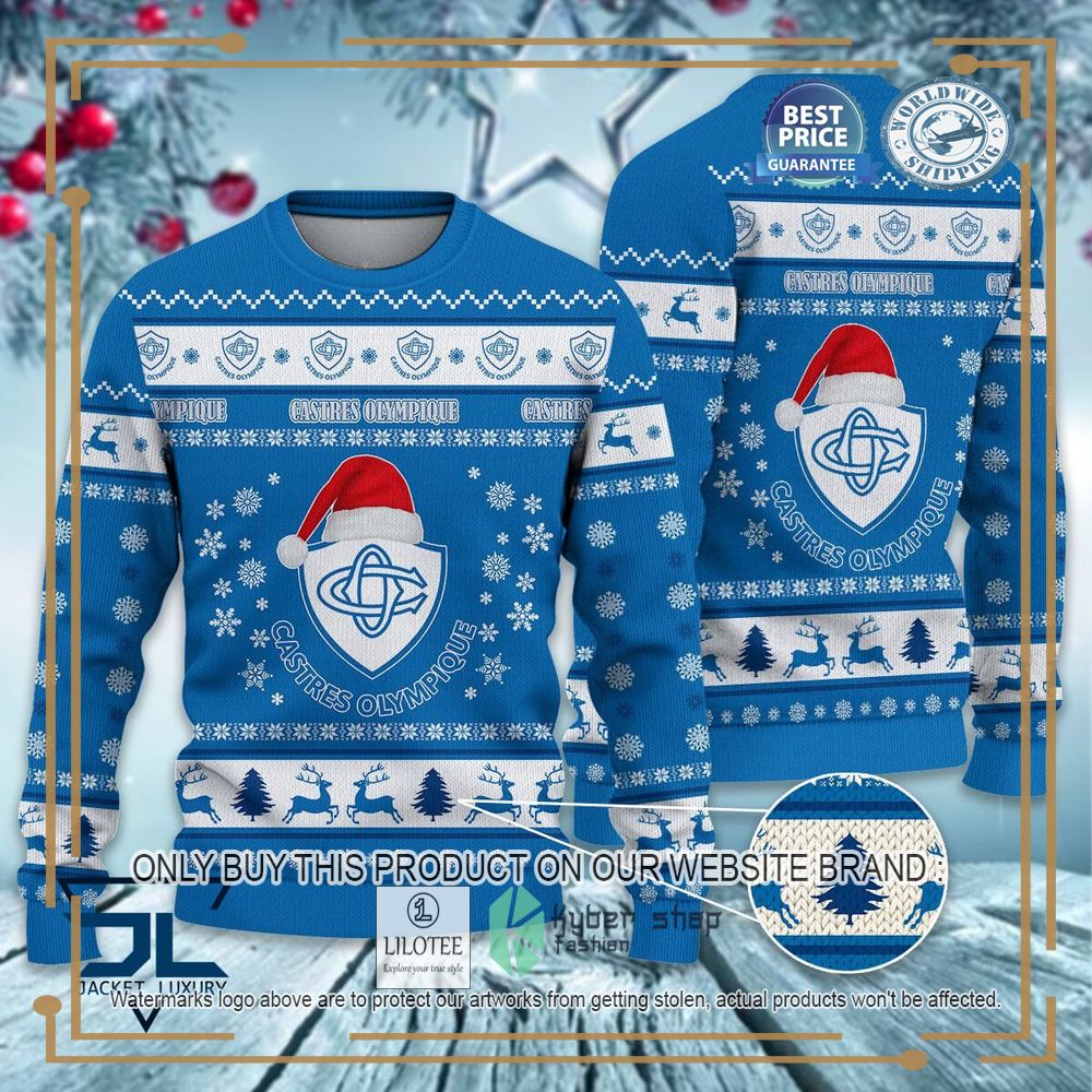 Castres Olympique Ugly Christmas Sweater 6