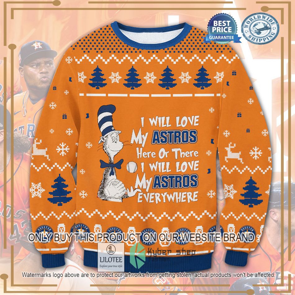 cat in the hat i will love my houston astros ugly christmas sweater 1 35085
