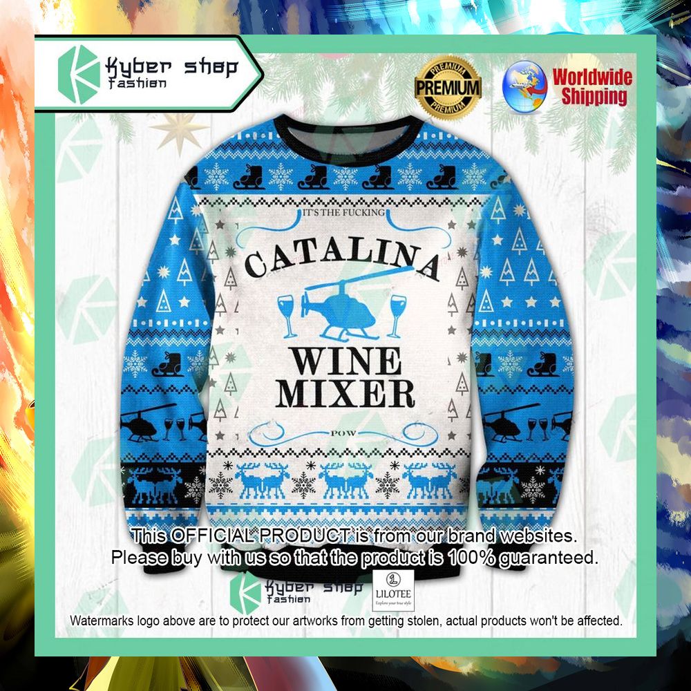 catalina wine mixer christmas sweater 1 172