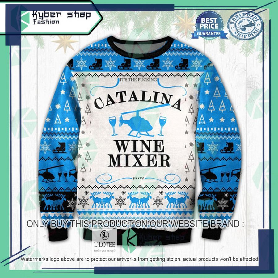 catalina wine mixer ugly christmas sweater 1 75532