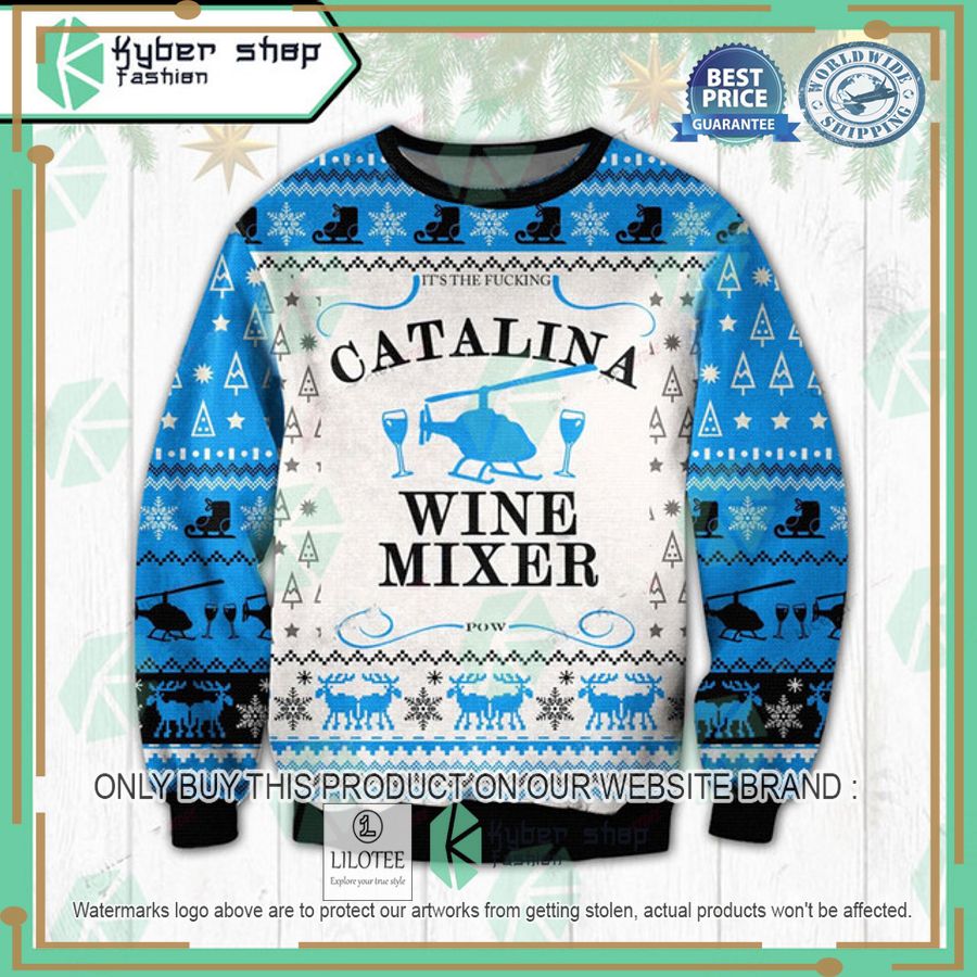 catalina wine mixer ugly christmas sweater 1 96253