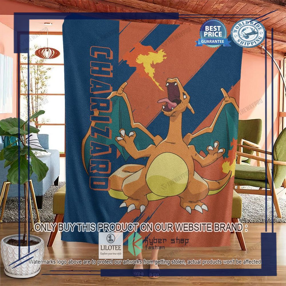 Charizard Pokemon Blanket - LIMITED EDITION 4 Charizard Pokemon Blanket - LIMITED EDITION - Image 4