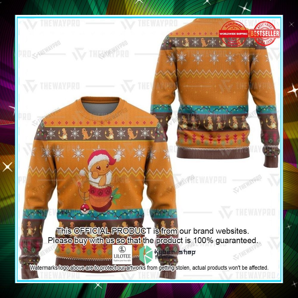 charmander christmas sweater 2 711