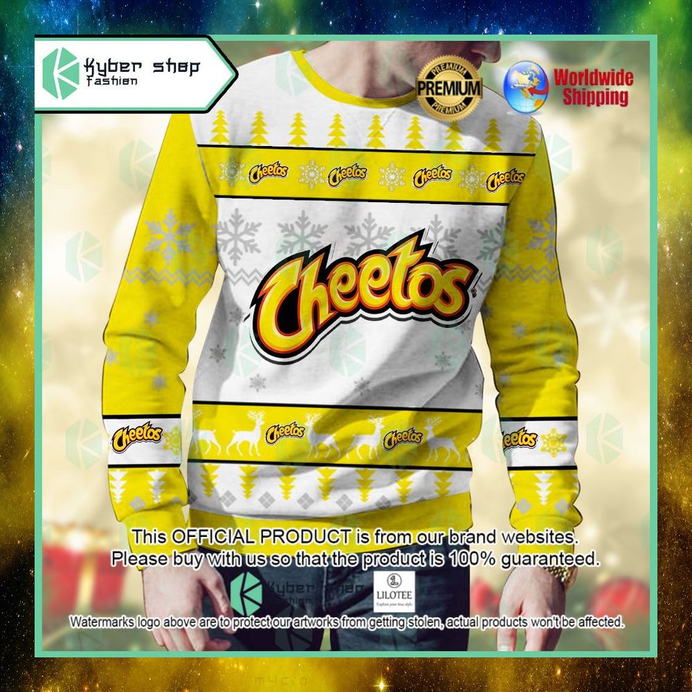 cheetos custom name christmas sweater 1 915