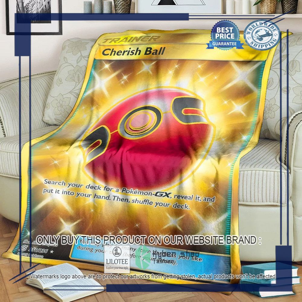 Cherish Ball Trainer Pokemon Blanket - LIMITED EDITION 9