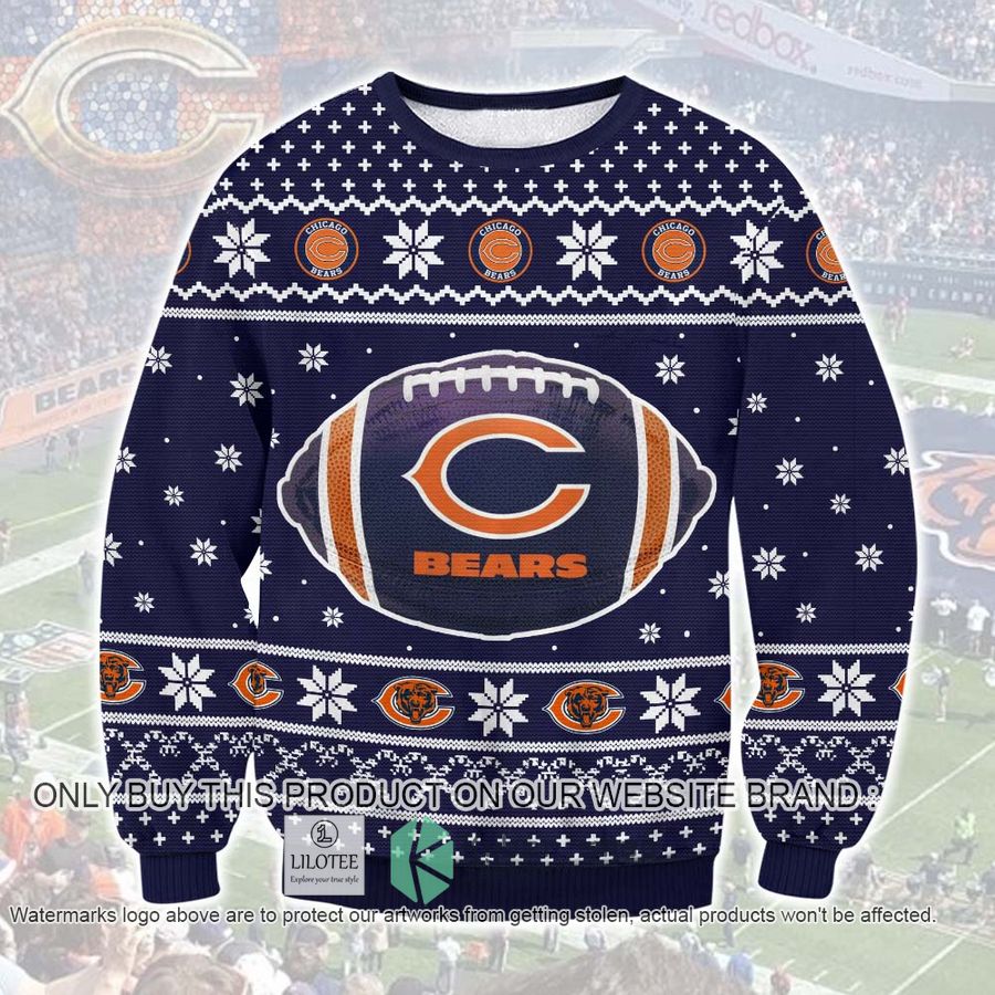 Chicago Bears Christmas Sweater, Sweatshirt 9