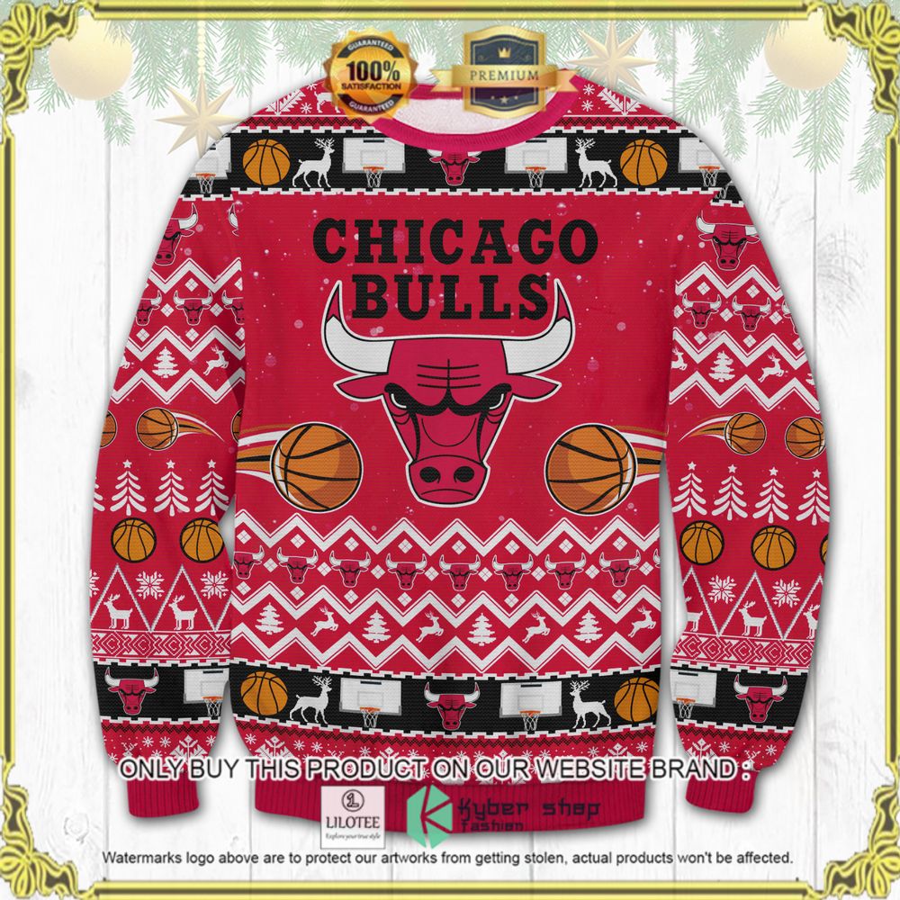 chicago bulls red ugly sweater 1 11819