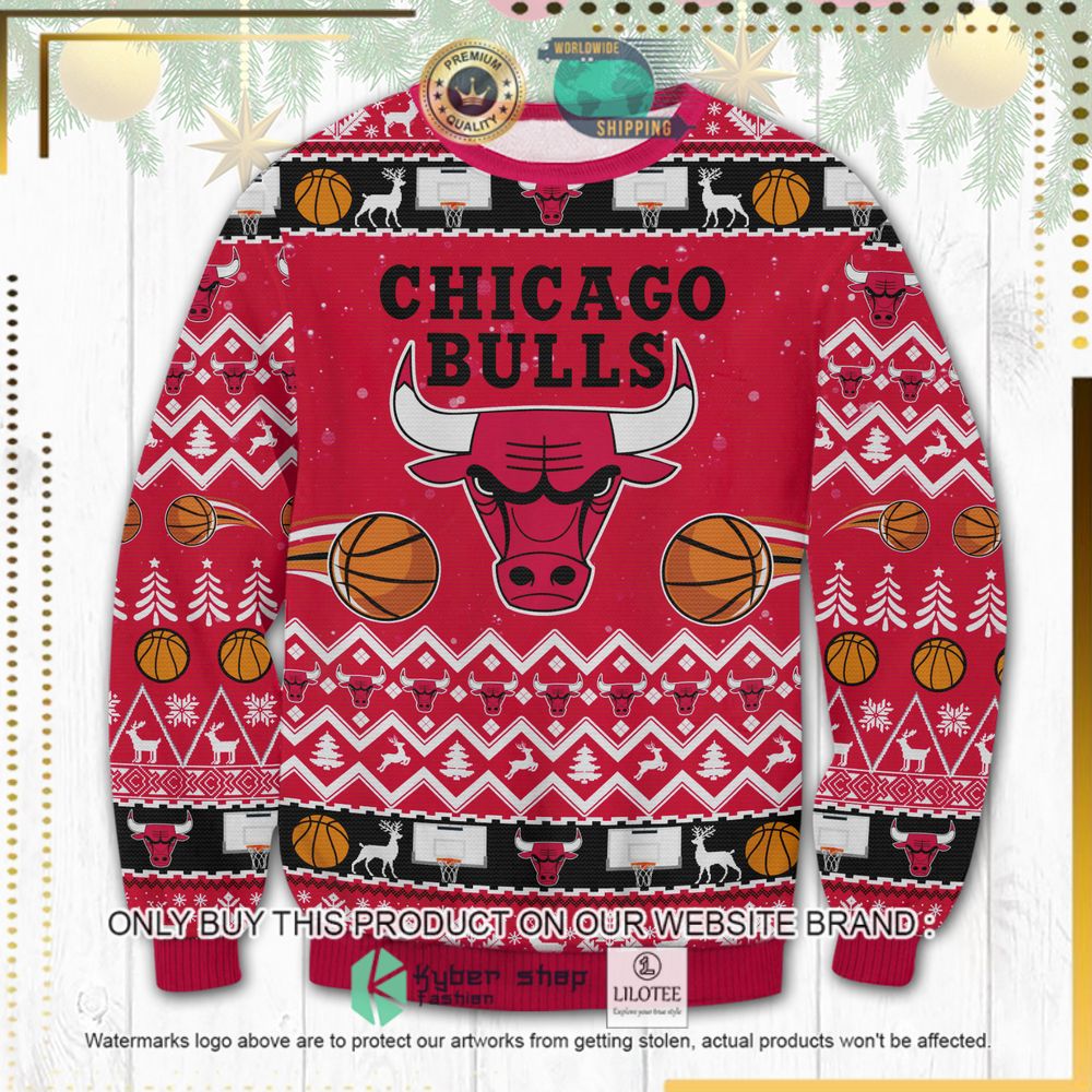 chicago bulls red ugly sweater 1 26552