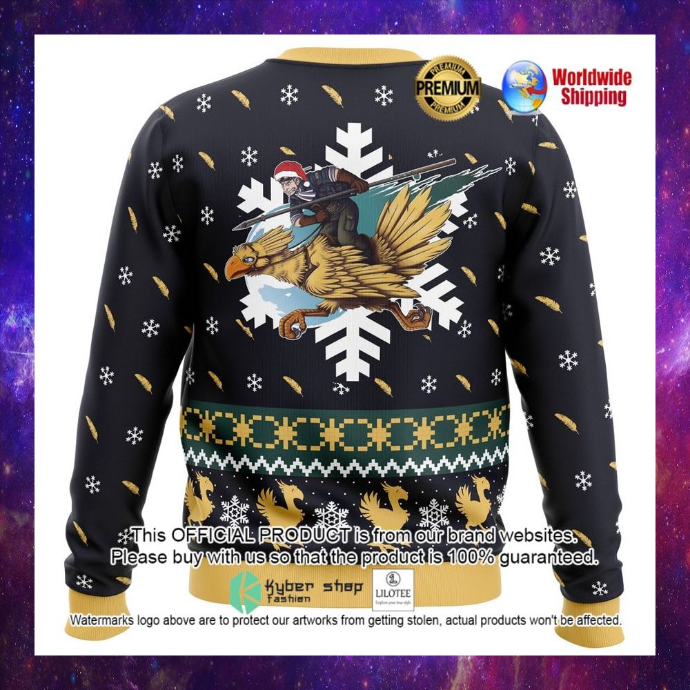 chocobo christmas final fantasy christmas sweater 1 474