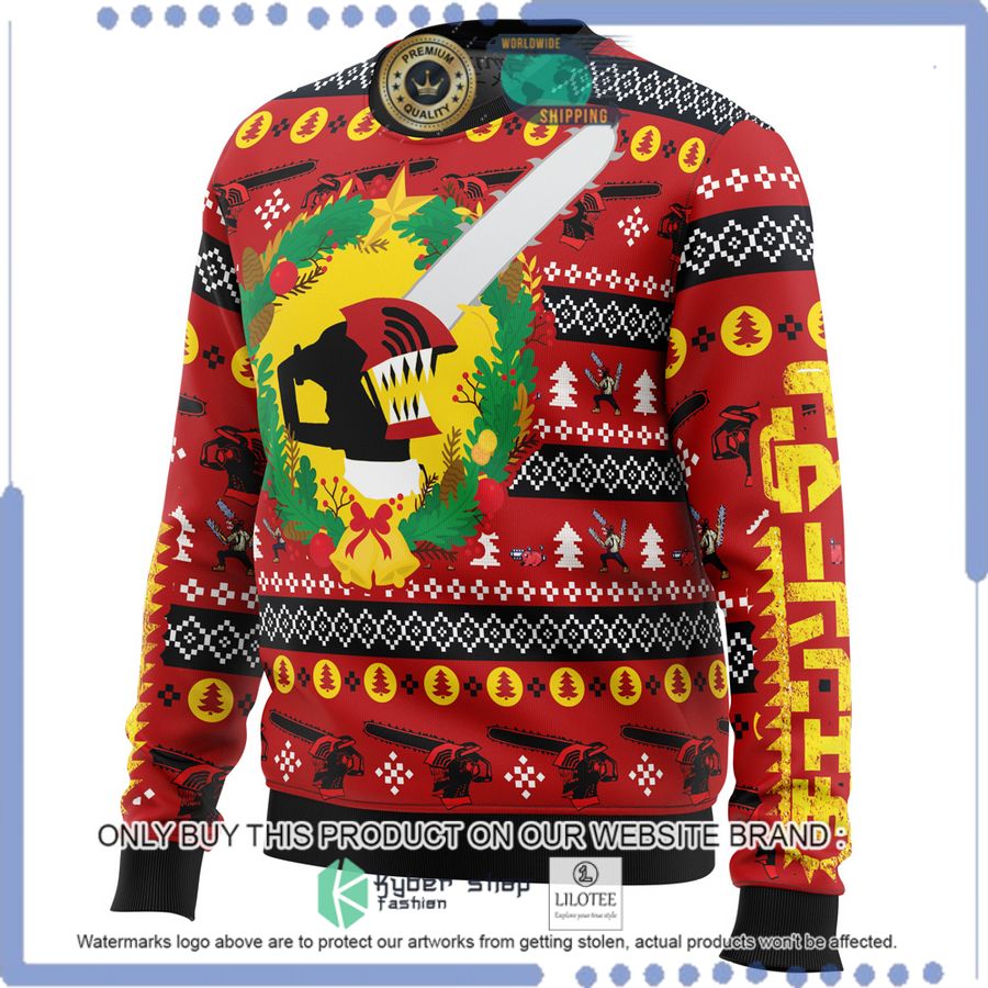 christmas dream chainsaw man anime christmas sweater 1 247