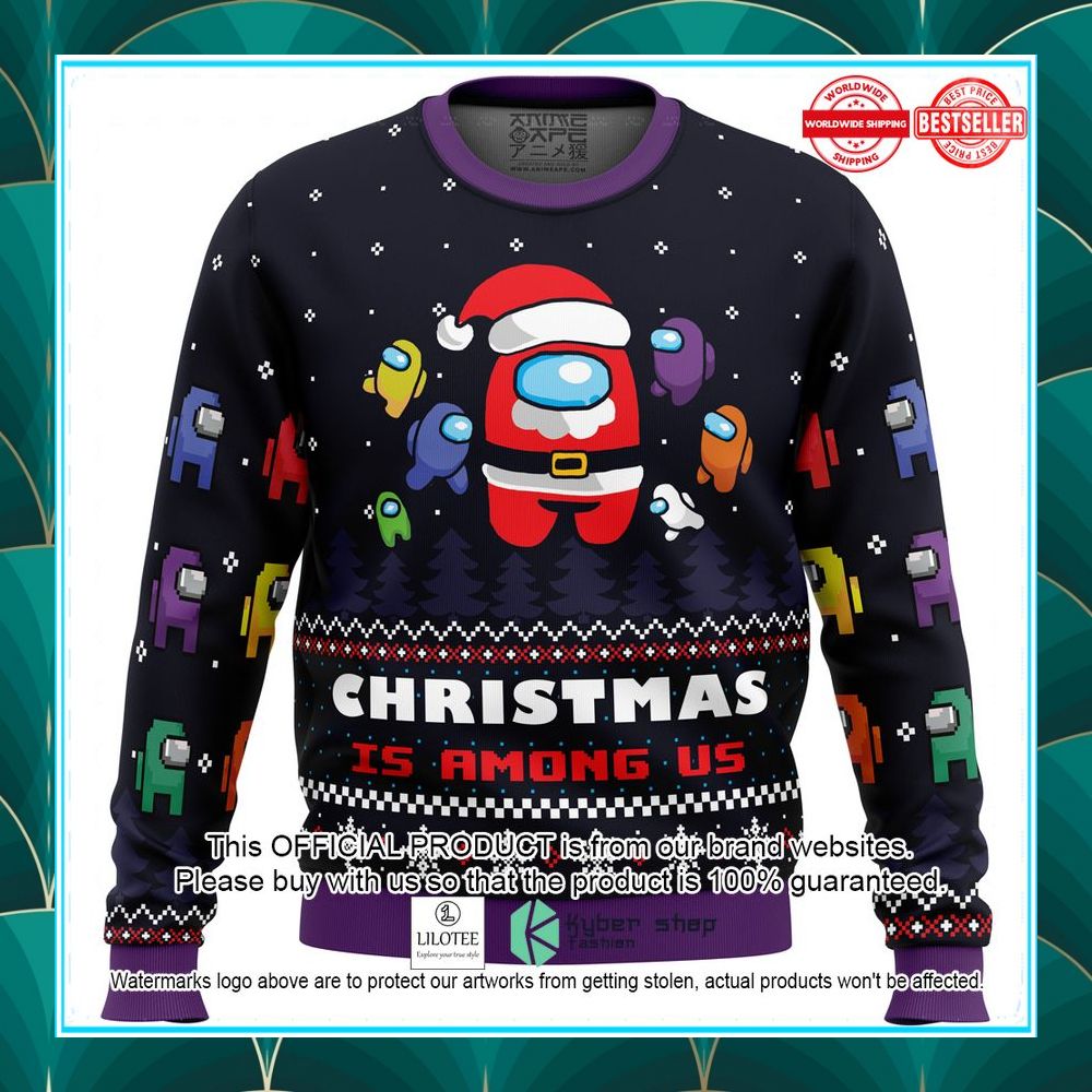 christmas is among us christmas sweater 1 548