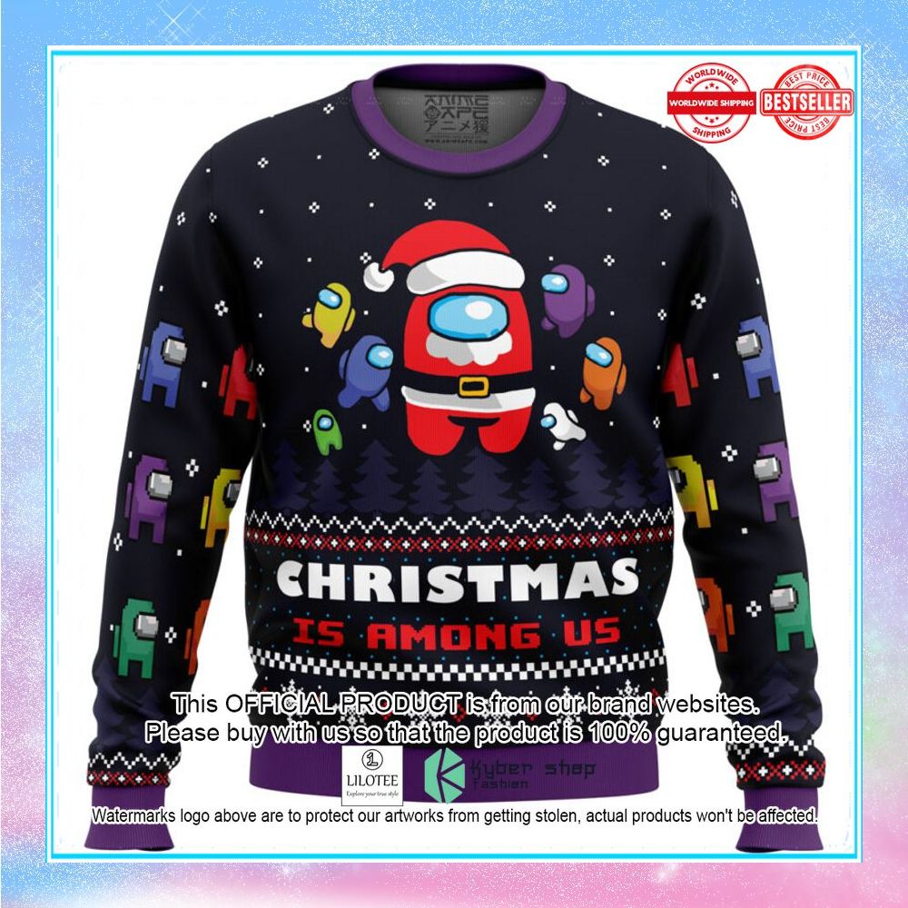 christmas is among us sweater christmas 1 769