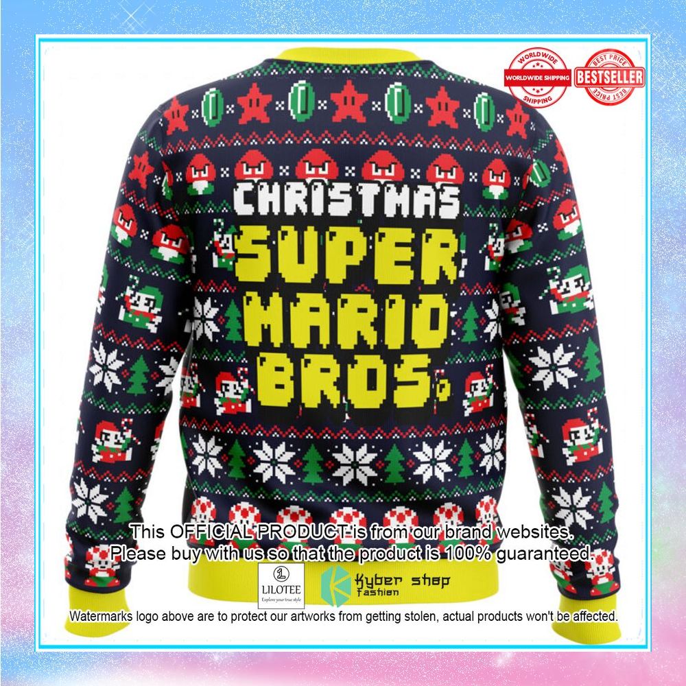 christmas super mario bros christmas sweater 2 766