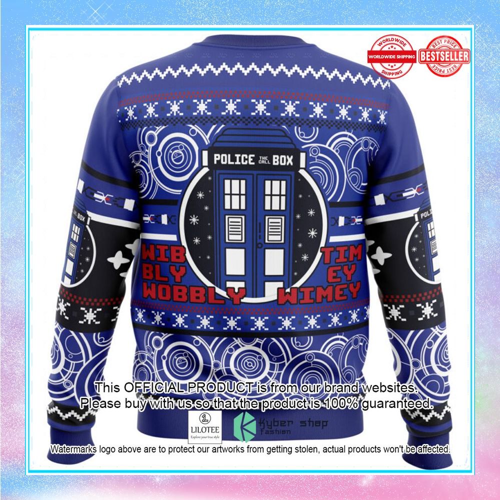 christmas through time and space doctor who christmas sweater 2 595