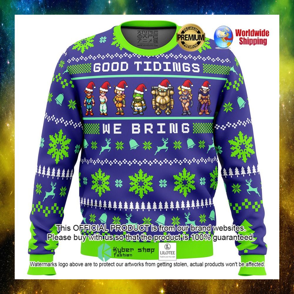 chrono trigger good tidings we bring christmas sweater 1 175
