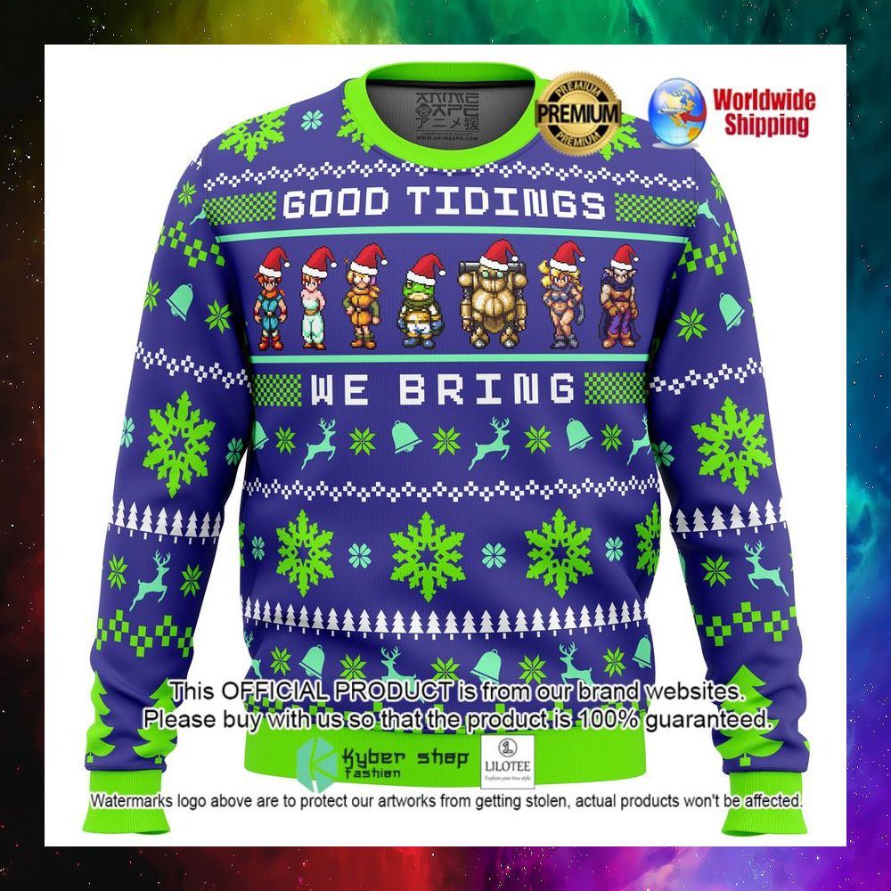 chrono trigger good tidings we bring christmas sweater 1 397