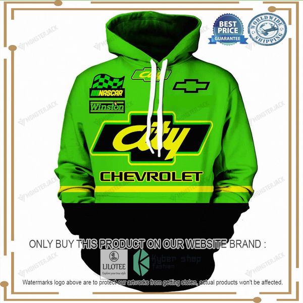 city 46 chevrolet green hoodie 1 60961