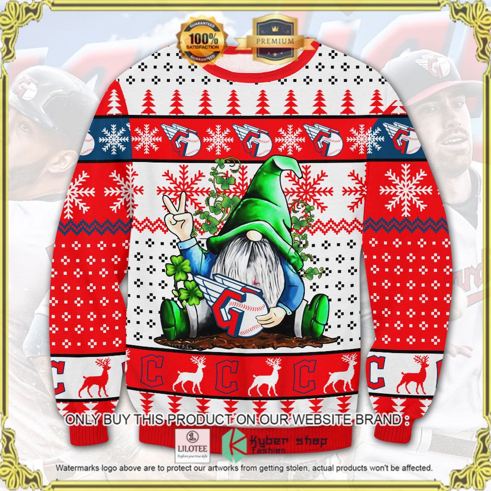 cleveland guardians gnome ugly sweater 1 55175