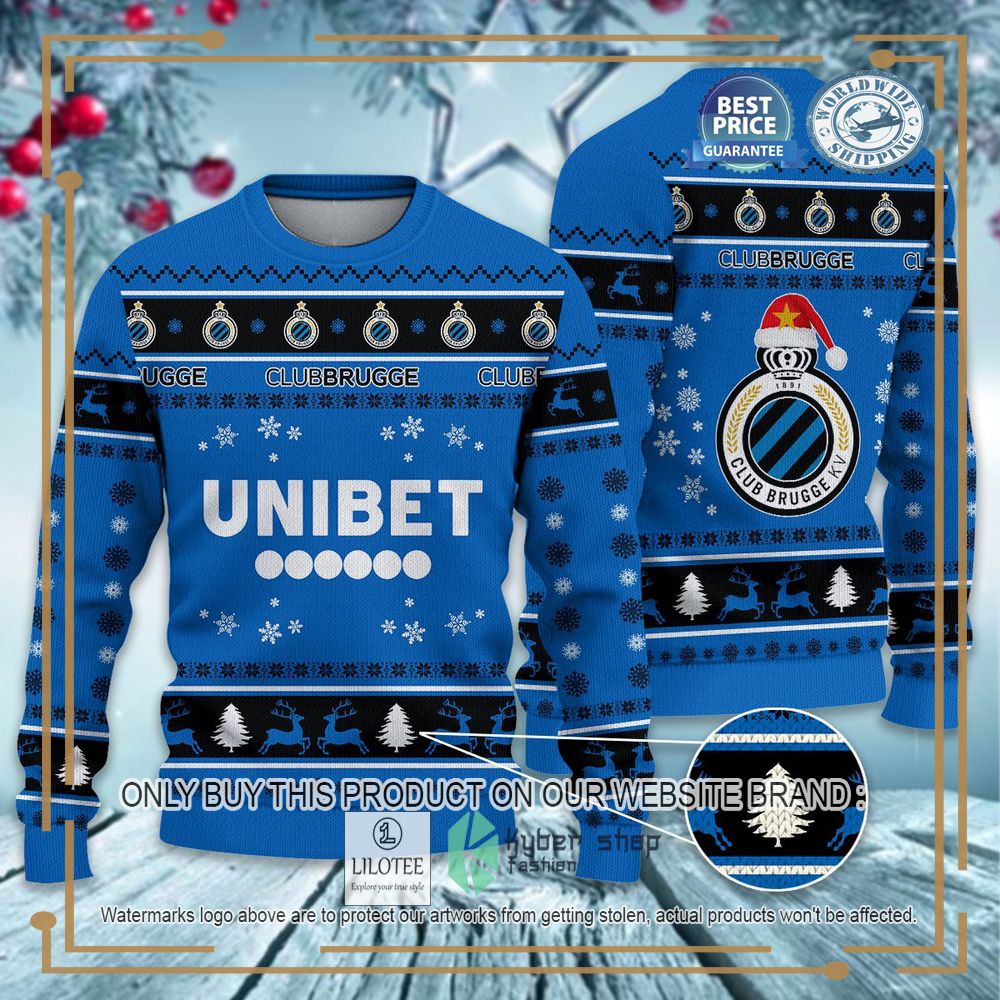 Club Brugge KV Ugly Christmas Sweater 7