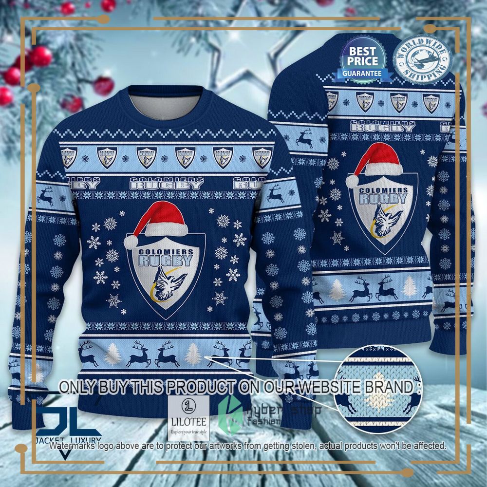 Colomiers rugby Ugly Christmas Sweater 6