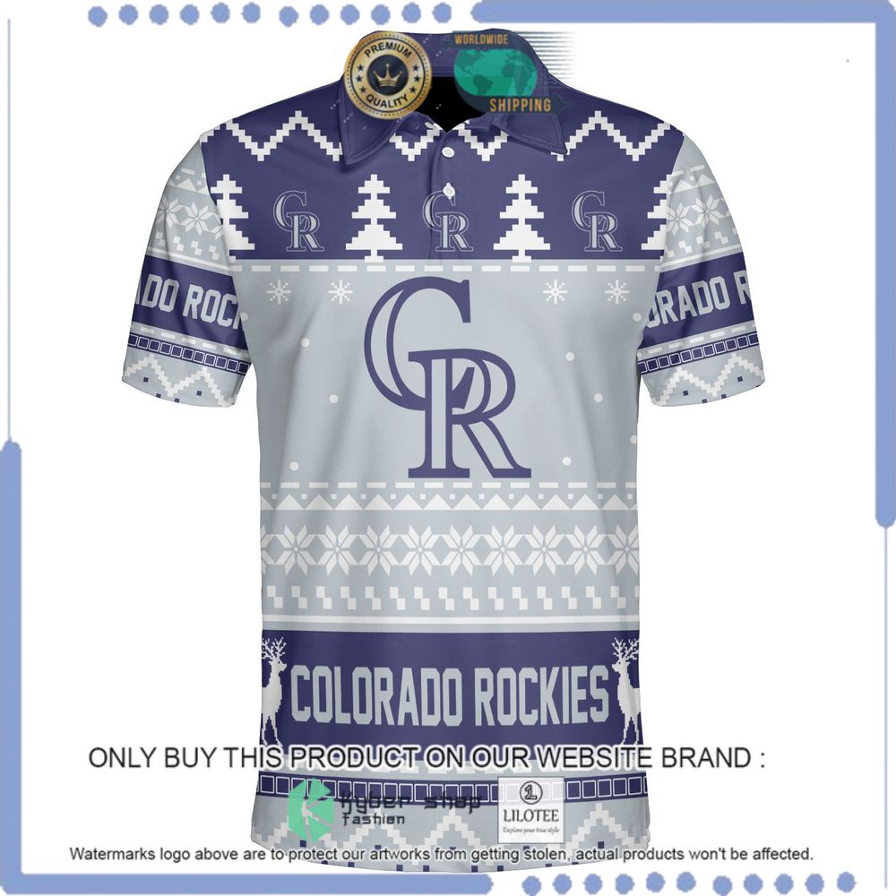 colorado rockies personalized sweater polo 1 69268