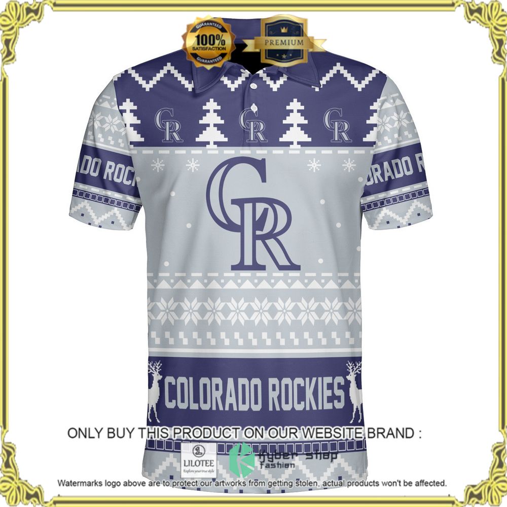 colorado rockies personalized sweater polo 1 69474