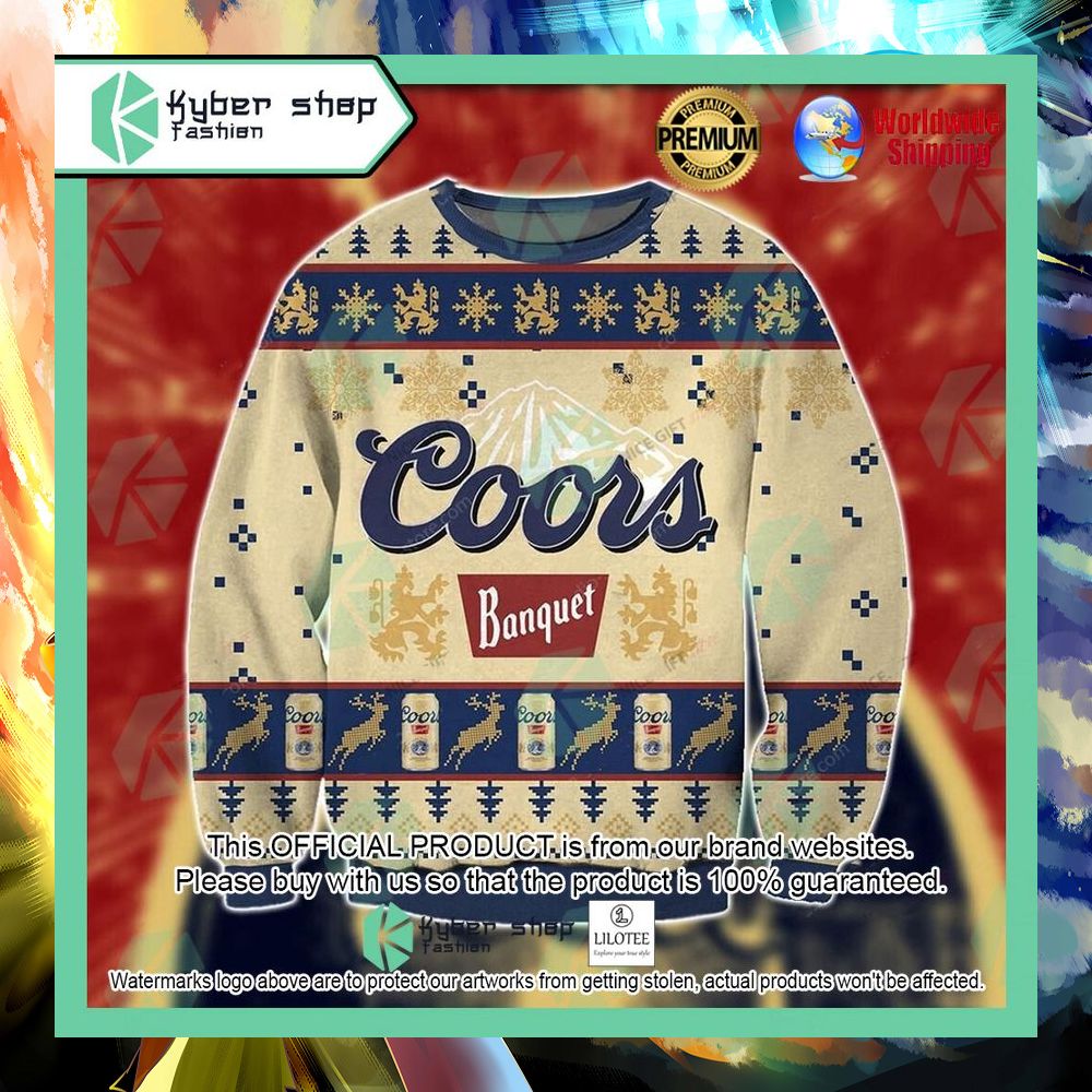 coors banquet christmas sweater 1 412