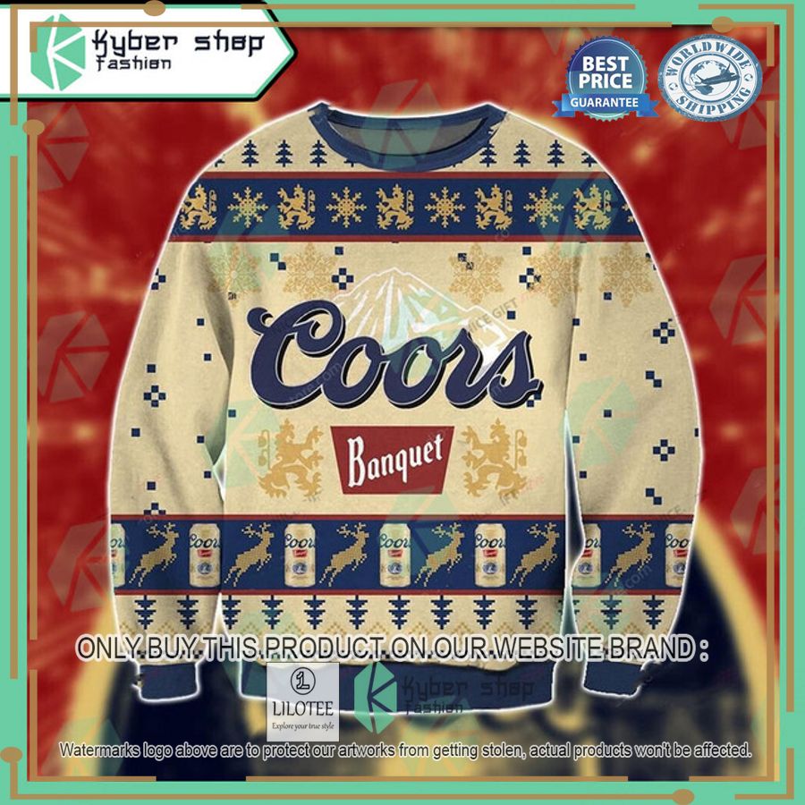 coors banquet ugly christmas sweater 1 13490