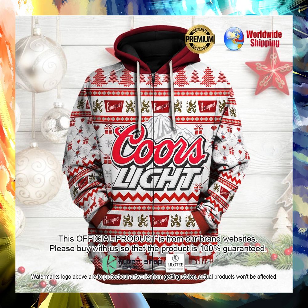 coors light beer 3d hoodie shirt 1 904