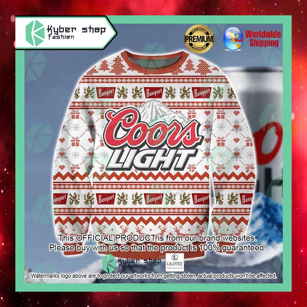coors light christmas sweater 1 584