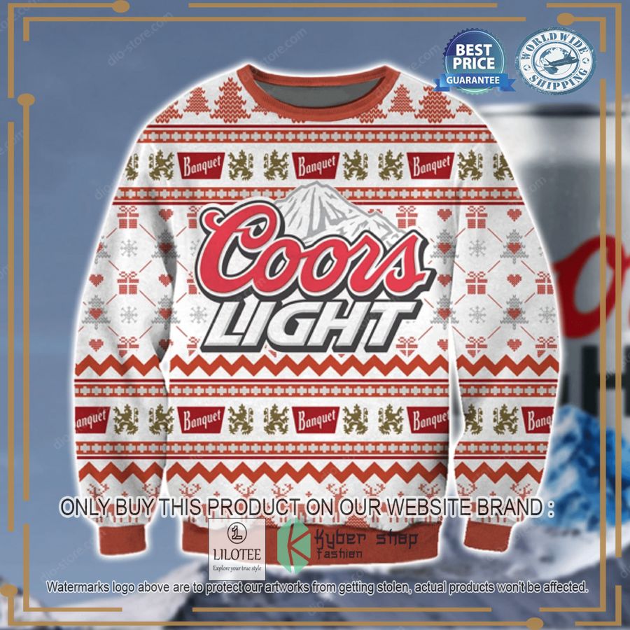 Coors Light Ugly Christmas Sweater - LIMITED EDITION 2