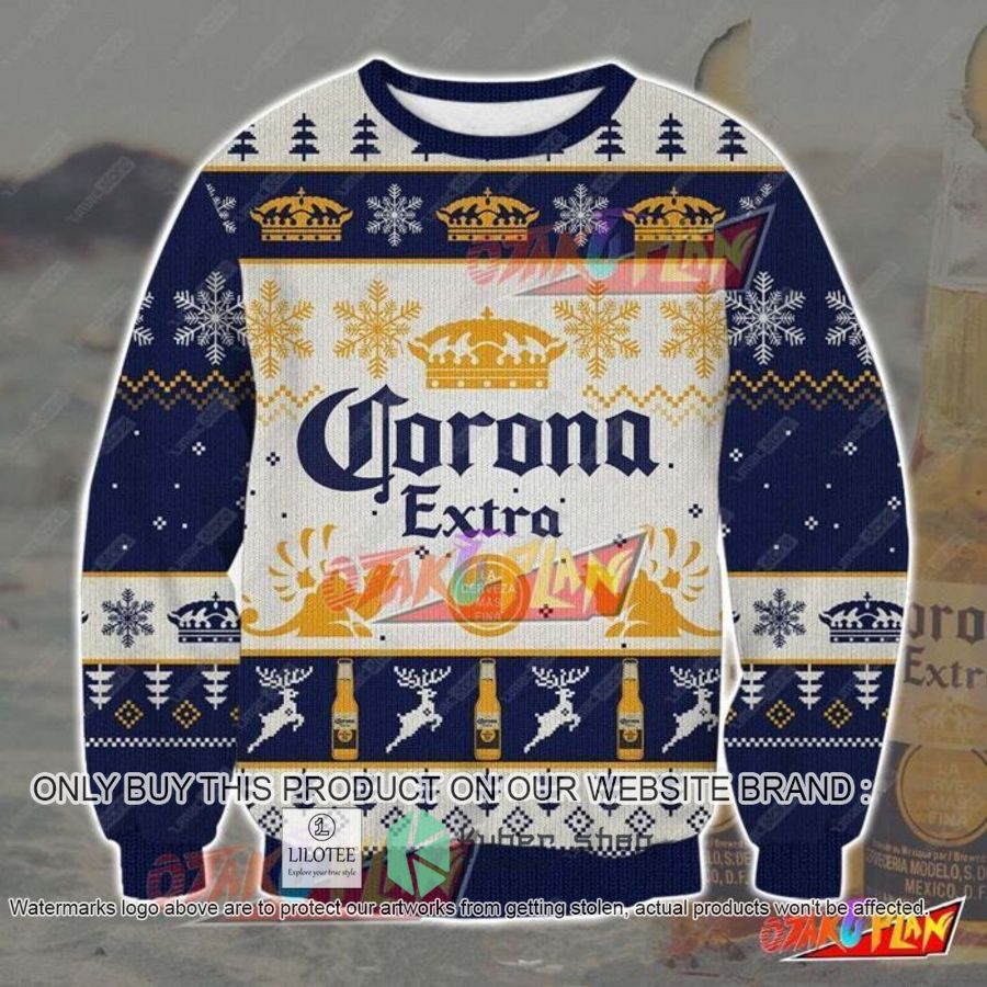 Corona Extra Christmas Sweater, Sweatshirt 8
