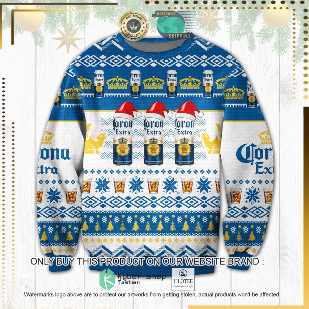 corona extra knitted christmas sweater 1 79449