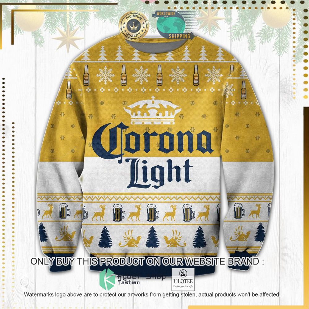 corona light knitted christmas sweater 1 64231