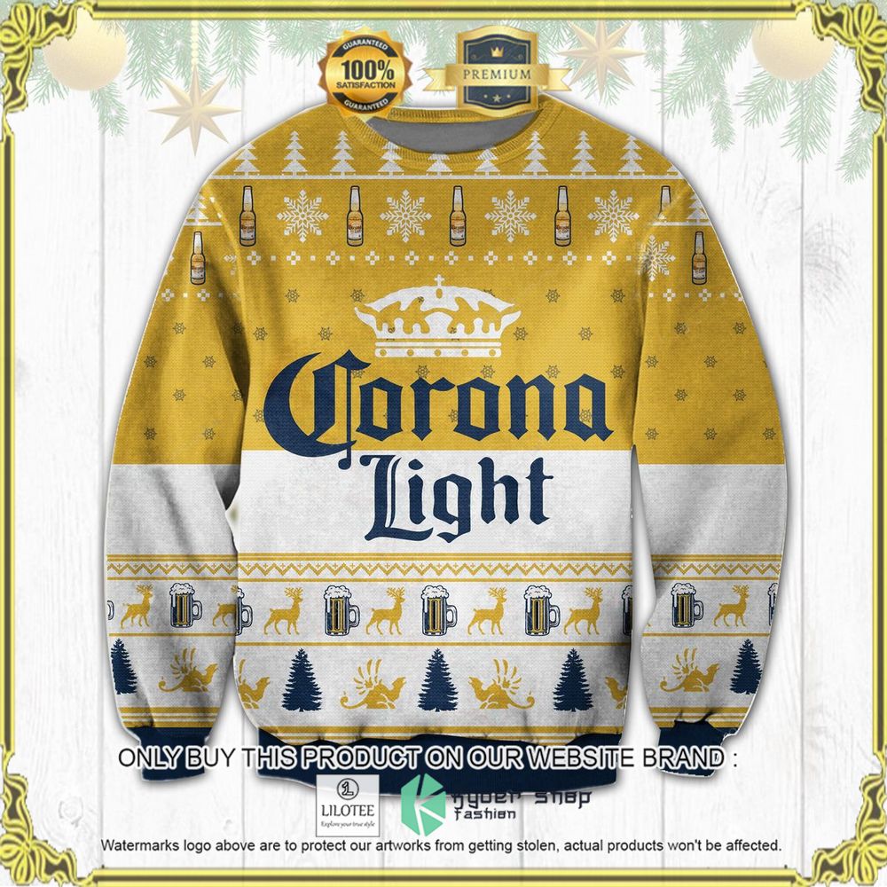 corona light knitted christmas sweater 1 68554