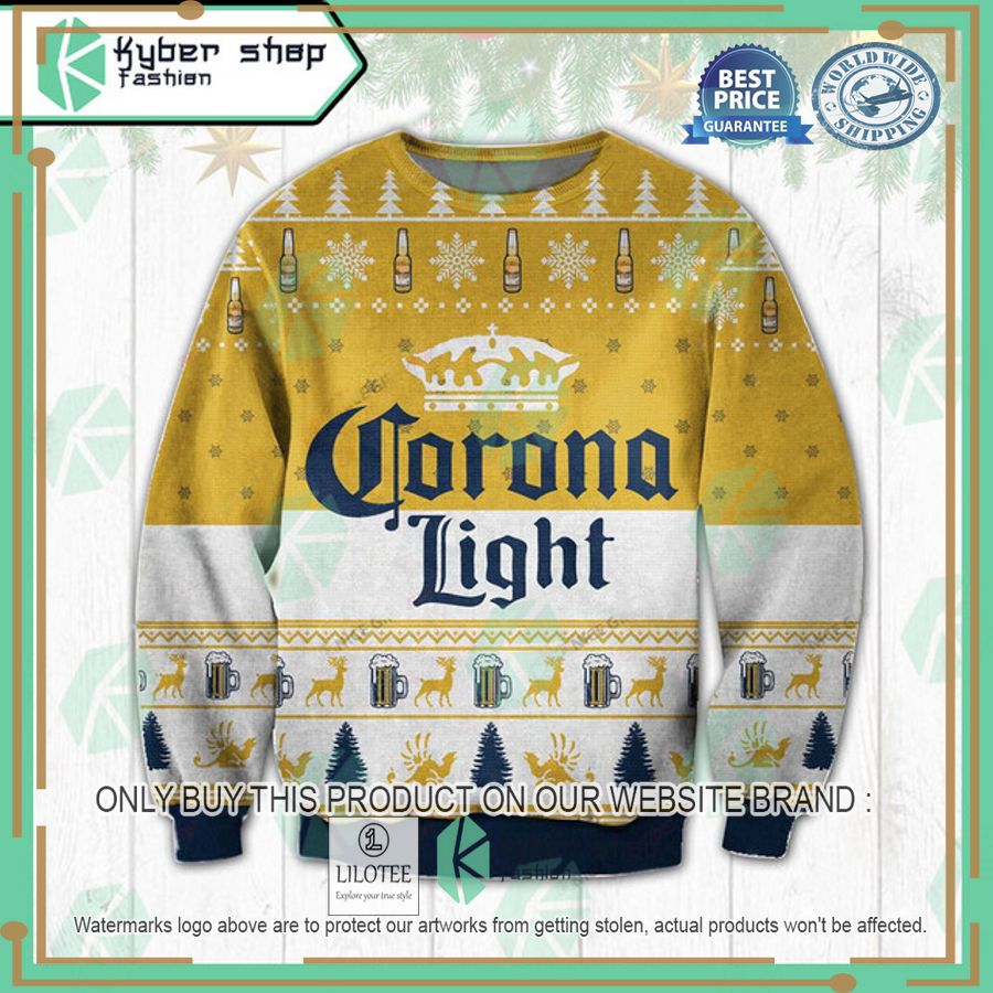 corona light ugly christmas sweater 1 65314