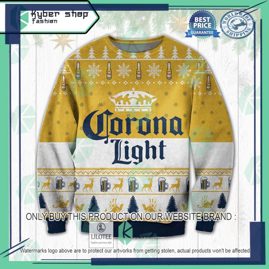 corona light ugly christmas sweater 1 72336