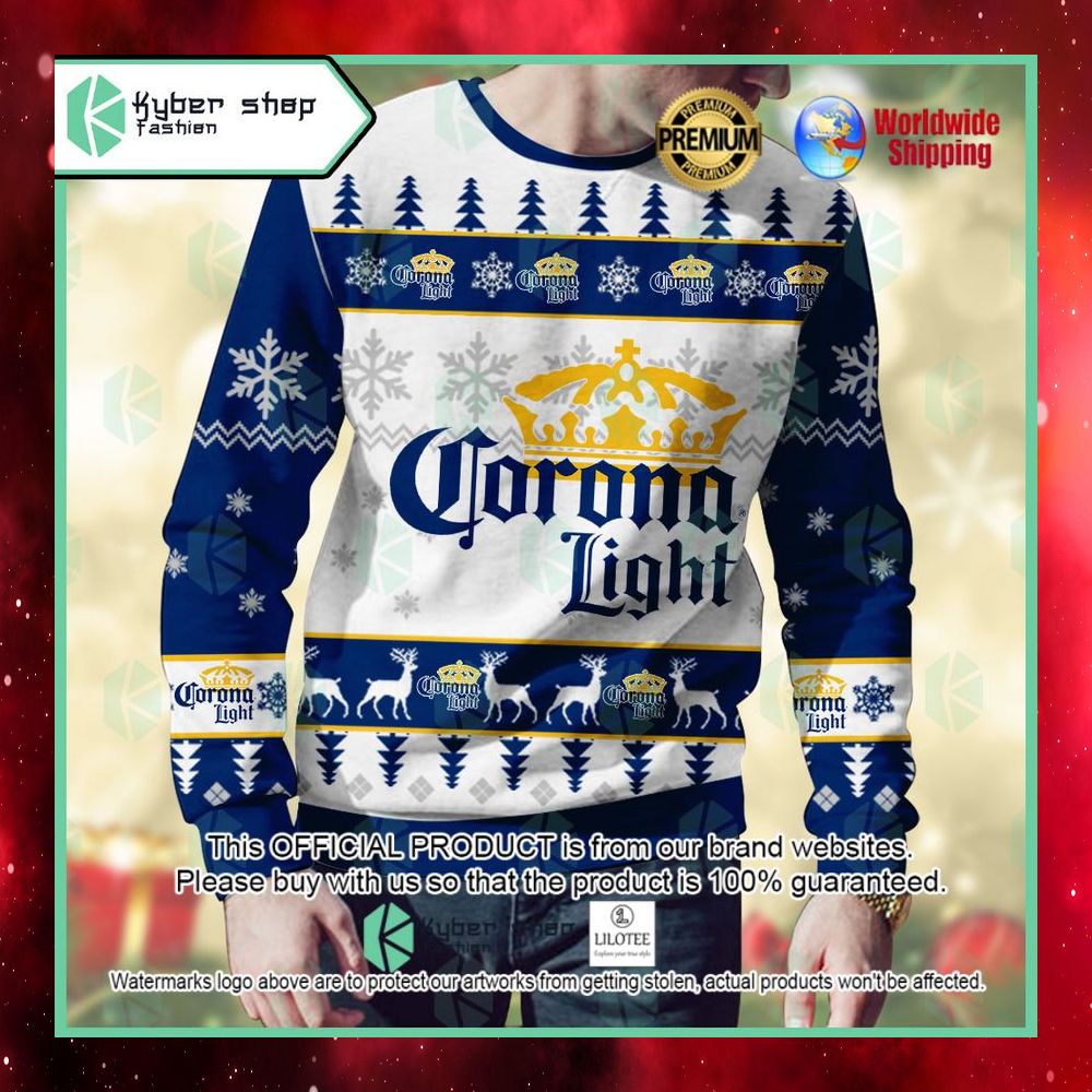 corona light ugly sweater 1 747