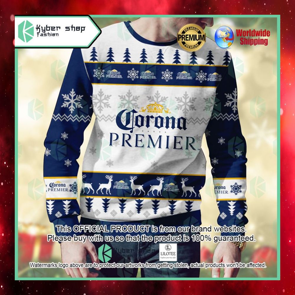 corona premier ugly sweater 1 834