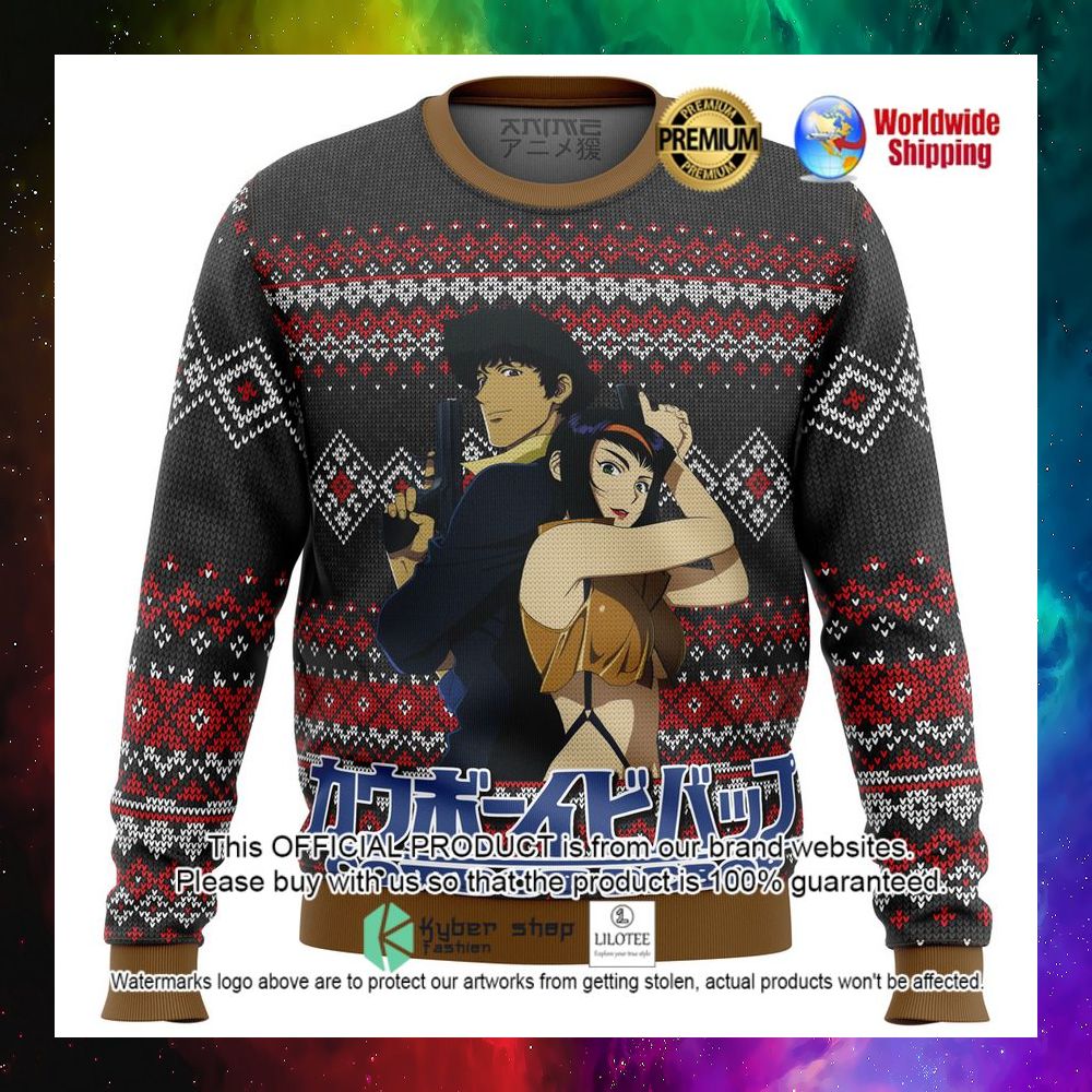 cowboy bebop anime christmas sweater 1 183