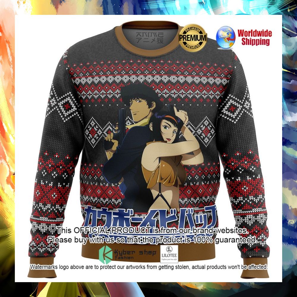 cowboy bebop anime christmas sweater 1 27