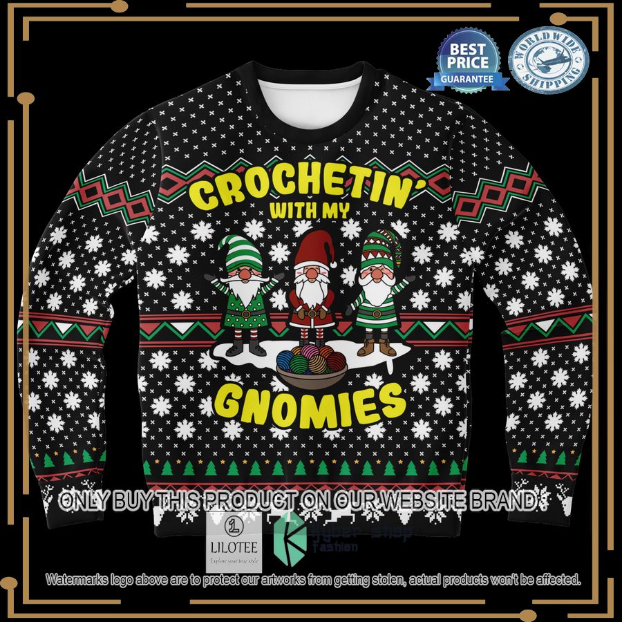 crochetin with my gnomies christmas sweater 1 21156