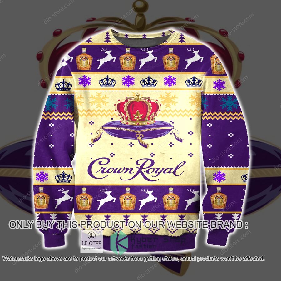 Crown Royal Christmas Sweater, Sweatshirt 8
