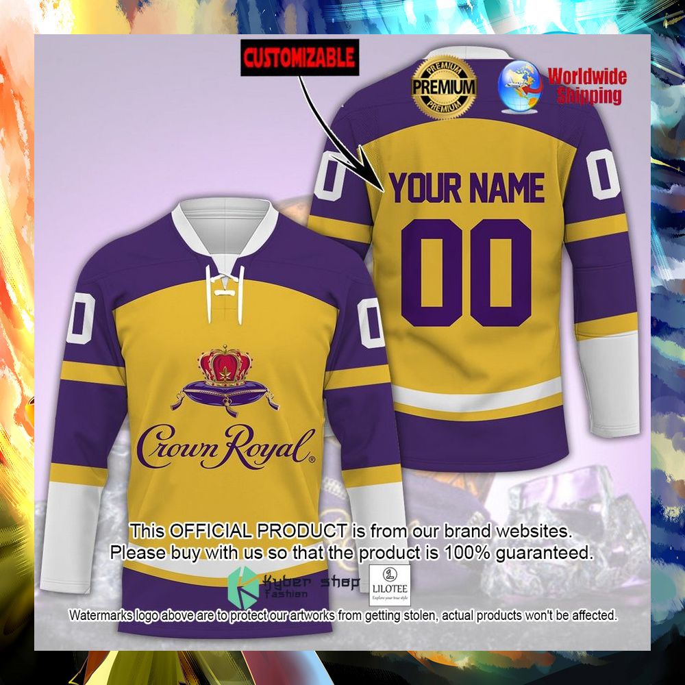 crown royal personalized hockey jersey 1 716